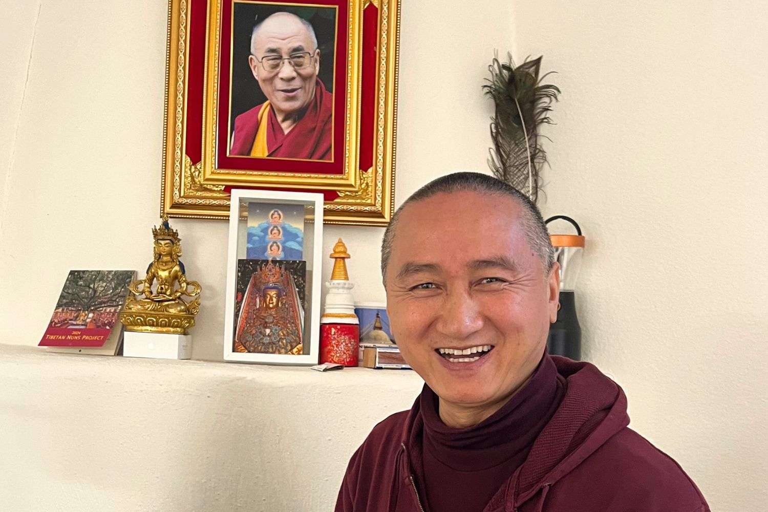 Geshe Tenzin Zopa life story interview santa fe, new mexico